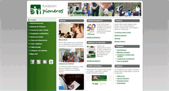 Desktop Screenshot of fundacionpioneros.org